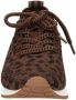 La strada Gebreide Luipaard Sportieve Sneakers Brown Dames - Thumbnail 6