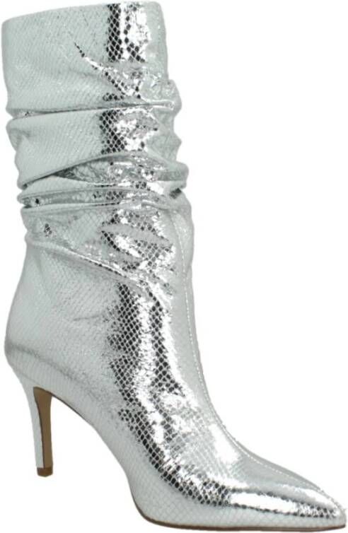 la strada Heeled Boots Gray Dames