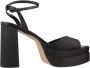 La strada Elegante High Heel Sandalen Black Dames - Thumbnail 4