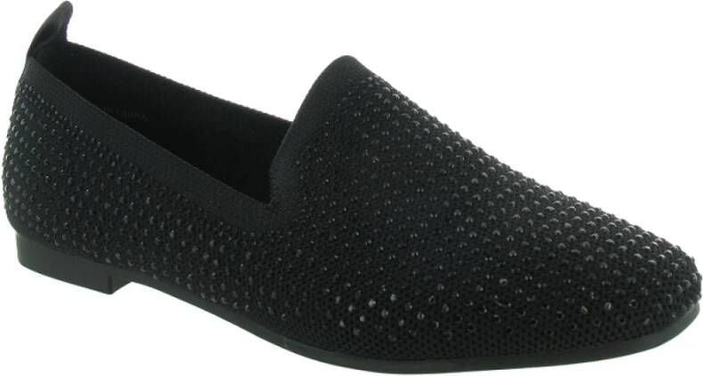 la strada Loafer Schoenen Black Dames