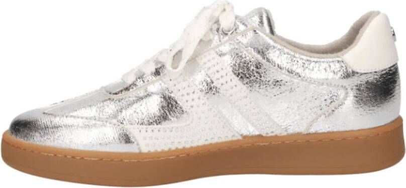 la strada Metallic Sneaker Trendy Style Gray Dames