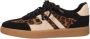 La strada Sneaker met Luipaardprint en Gouden Details Brown Dames - Thumbnail 3