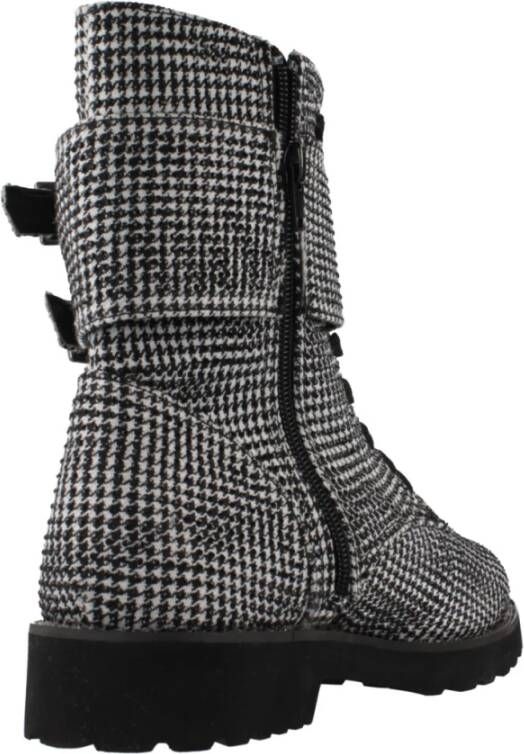 la strada Stijlvolle Veterschoenen Black Dames