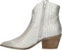 La strada Zilveren Raffia Westernlaarzen Gray Dames - Thumbnail 2