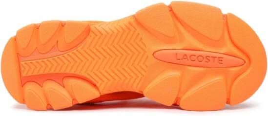 Lacoste Actieve Runway Sneakers Oranje Logo Rubber Orange Dames