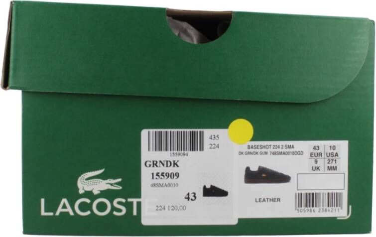 Lacoste Backcourt Sneakers Green Heren