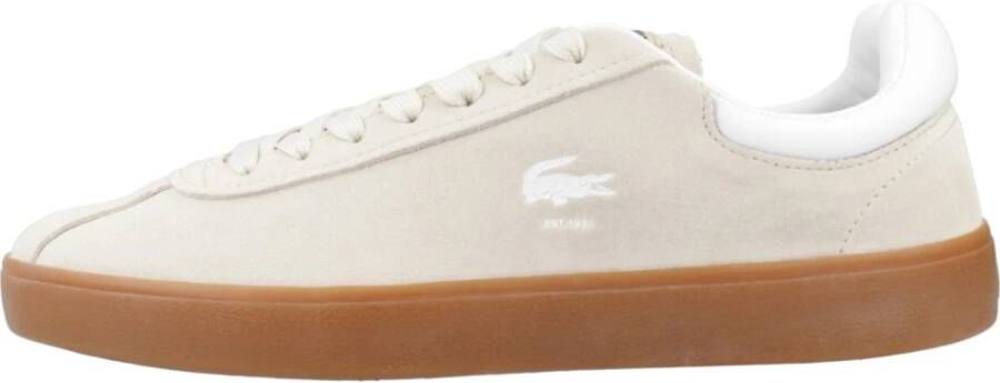 Lacoste Baseshot Sneakers Beige Dames