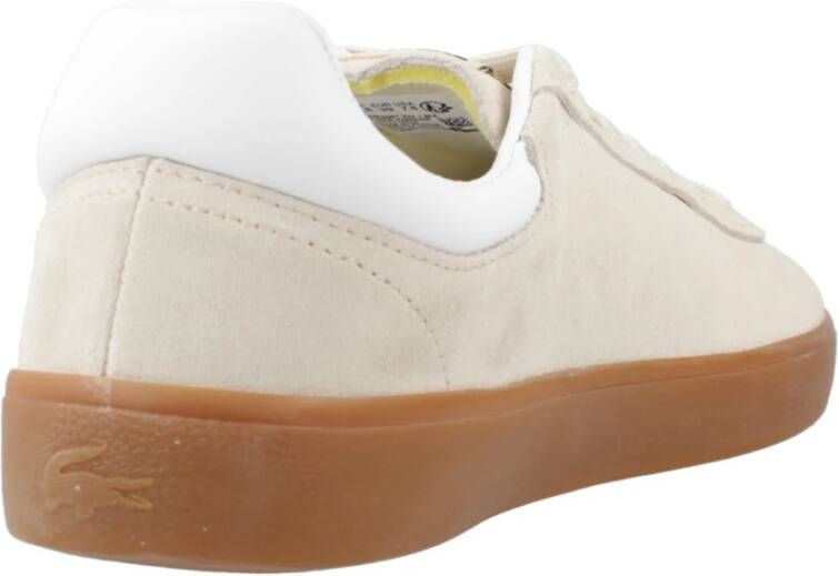 Lacoste Baseshot Sneakers Beige Dames