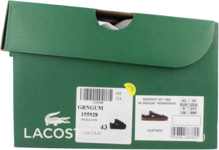 Lacoste Baseshot Sneakers Black Heren