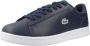 Lacoste CARNABY SET 224 1 SMA Heren Sneakers Donkerblauw Wit - Thumbnail 6