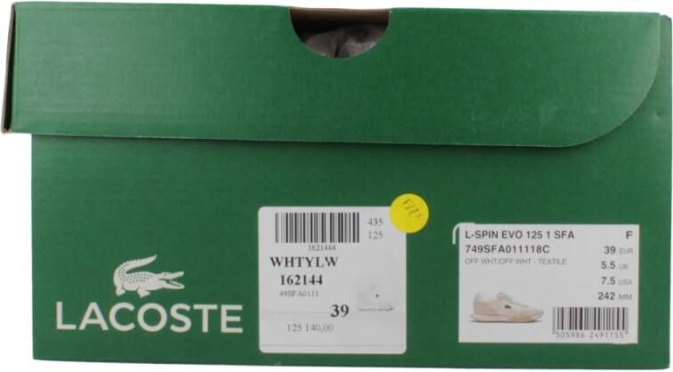 Lacoste Dames L-Spin Evo Sneakers White Dames