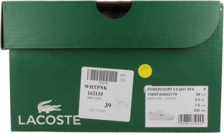 Lacoste Dames Powercourt 2.0 Sneakers White Dames