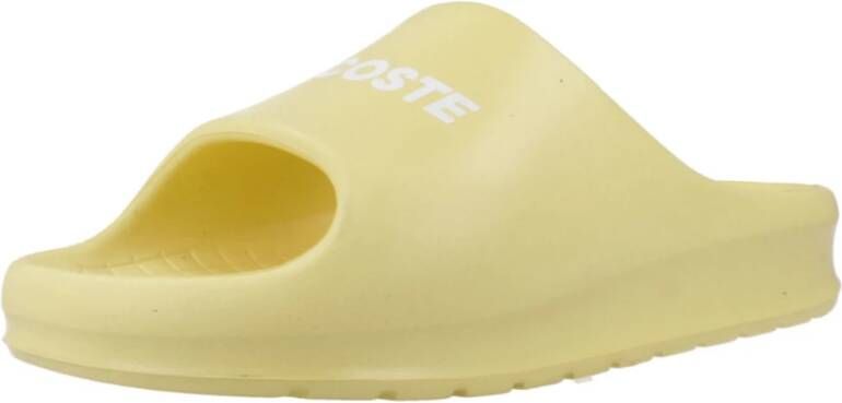 Lacoste Dames Serve Slide 2.0 Sandalen Yellow Dames