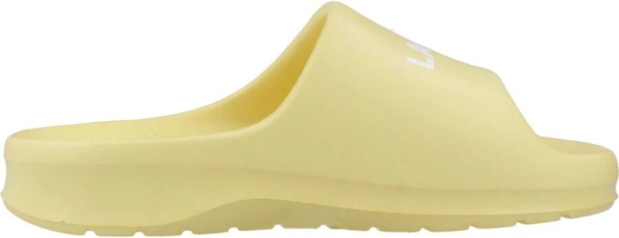 Lacoste Dames Serve Slide 2.0 Sandalen Yellow Dames