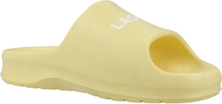 Lacoste Dames Serve Slide 2.0 Sandalen Yellow Dames