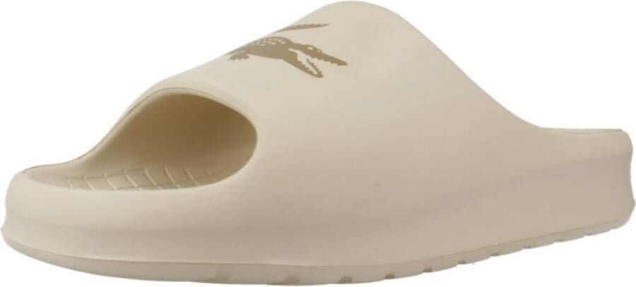 Lacoste Dames Serve Slide Sandalen Beige Dames