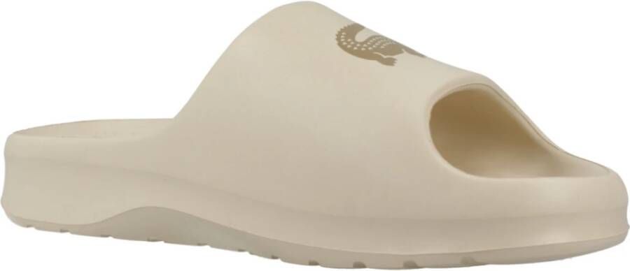 Lacoste Dames Serve Slide Sandalen Beige Dames