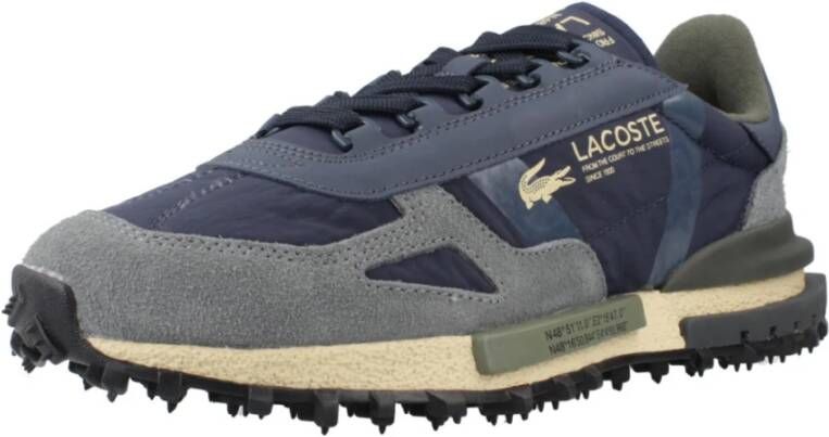 Lacoste Elite Actieve Sneakers Blue Heren