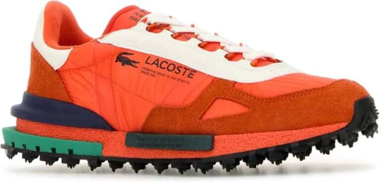 Lacoste Elite Active Sneakers in Fluo Oranje Orange Heren