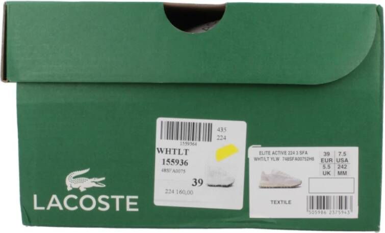 Lacoste Elite Active Sneakers White Dames