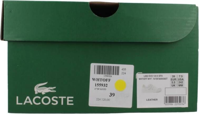 Lacoste EVO Sneakers White Dames