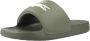 Lacoste SERVE SLIDE 1.0 Heren Slippers Khaki Wit - Thumbnail 5