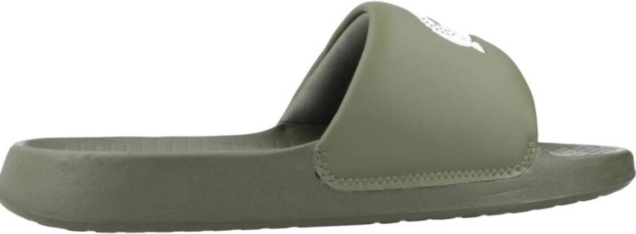 Lacoste Heren Serve Slide Sandalen Green Heren