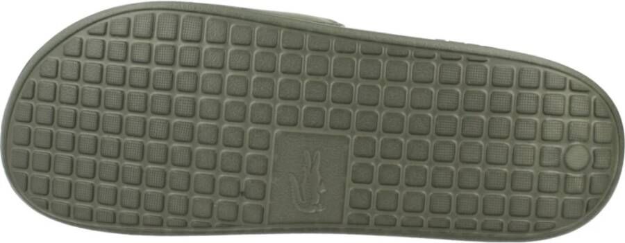 Lacoste Heren Serve Slide Sandalen Green Heren