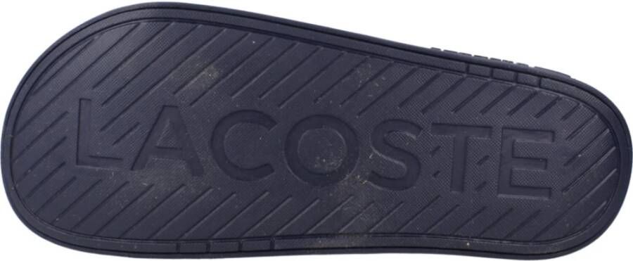 Lacoste Heren Slide Sandalen Serve Dual Blue Heren