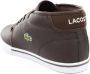 Lacoste Hoge Sneakers Bruin Leer Brown Heren - Thumbnail 3