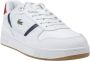 Lacoste Witte leren lage sneakers met rubberen zool White Heren - Thumbnail 3