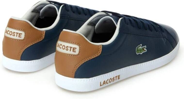 Lacoste Leren sneakers Graduate Lcr3 Blue Heren