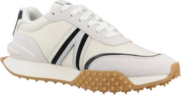 Lacoste Leren Spin Deluxe Sneakers Beige Dames