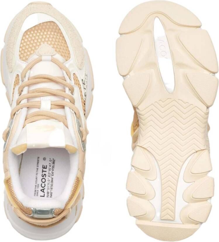 Lacoste NEO 124 5 SFA Sneakers Beige Dames