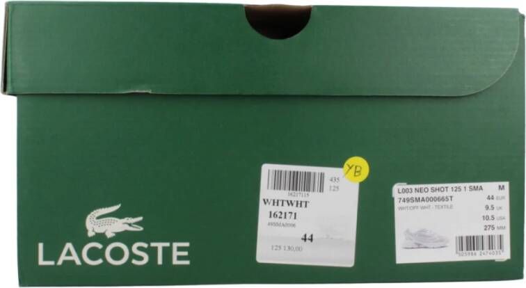 Lacoste Neo Shot Sneakers White Heren