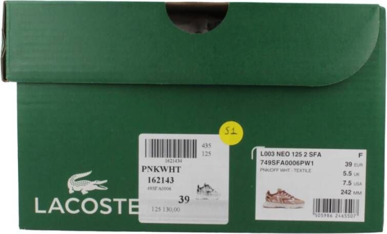 Lacoste Neo Sneakers voor vrouwen Pink Dames