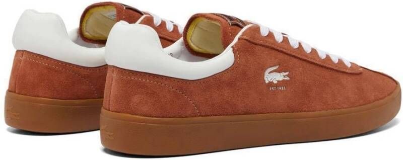 Lacoste Oranje Baseshot Sneakers Orange Heren