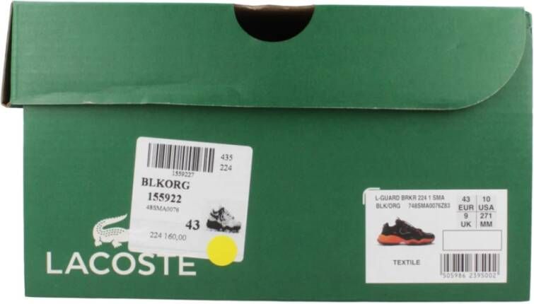 Lacoste Outdoor Guard Sneakers Black Heren