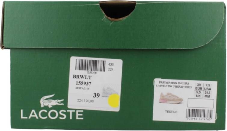 Lacoste Partner 70S Sneakers Beige Dames