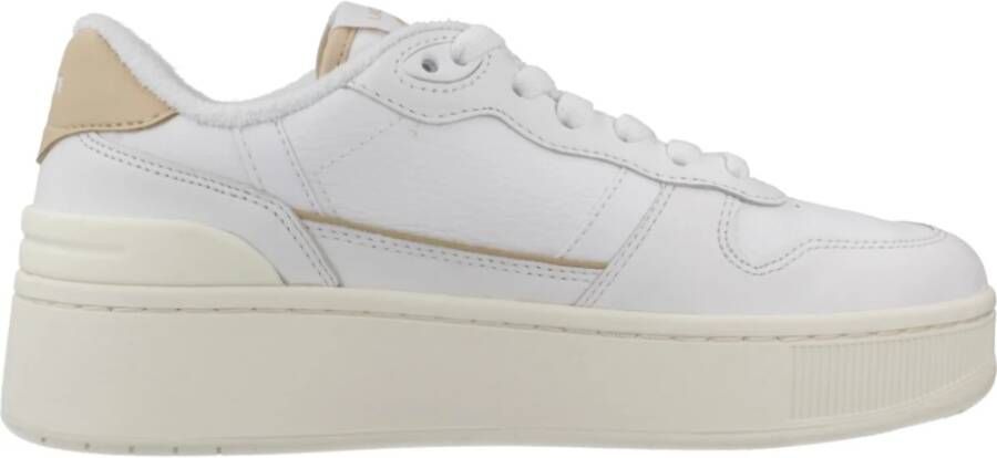 Lacoste Platform Sneakers White Dames