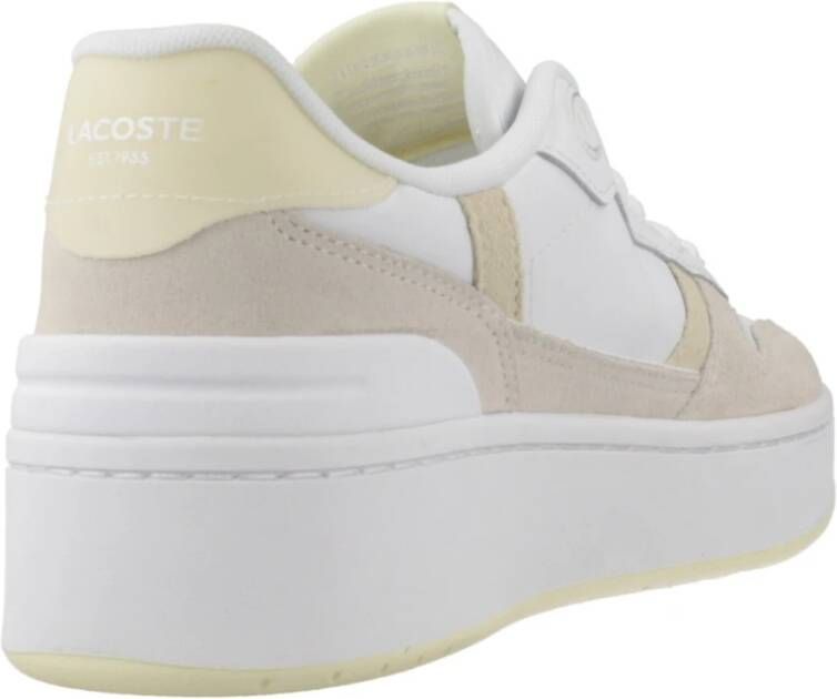 Lacoste Platform T-Clip Sneakers voor vrouwen White Dames