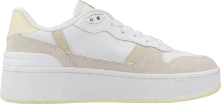 Lacoste Platform T-Clip Sneakers voor vrouwen White Dames