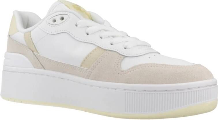 Lacoste Platform T-Clip Sneakers voor vrouwen White Dames