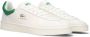 Lacoste Baseshot Premium Lage sneakers Leren Sneaker Heren Wit - Thumbnail 8