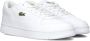 Lacoste Retro Sneakers T-Clip Wit Leer White Heren - Thumbnail 6