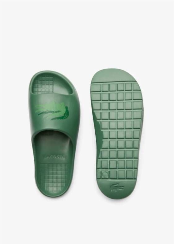 Lacoste Slide 2.0 Krokodil Logo Slides Green Heren