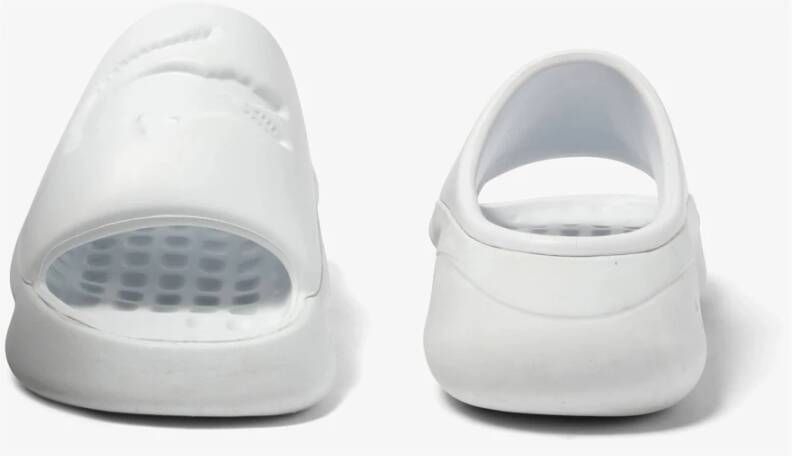 Lacoste Stijlvolle Serve Slide 3.0 Slippers Wit Heren