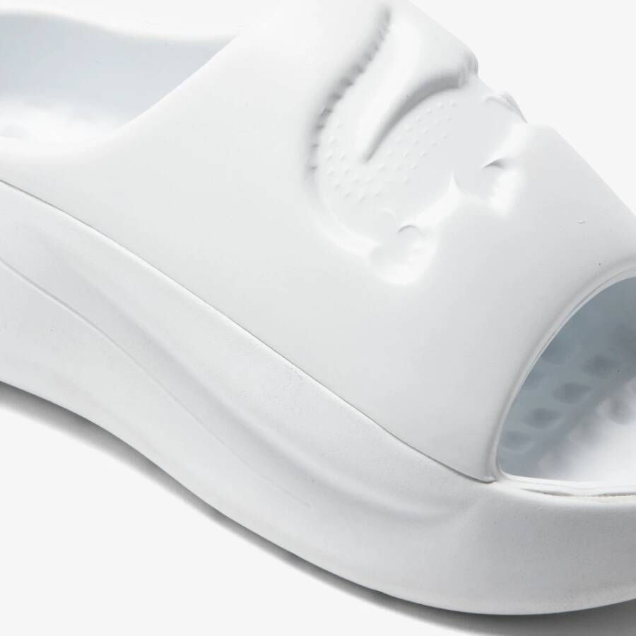 Lacoste Stijlvolle Serve Slide 3.0 Slippers Wit Heren