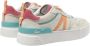 Lacoste Leren Hak Pop Sneakers Meerkleurig Dames - Thumbnail 12