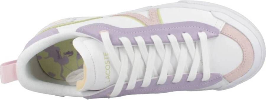 Lacoste Platform Leren Sneakers White Dames